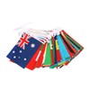 ORFOFE 100 Country Flags Bunting Flags Banner for Home School