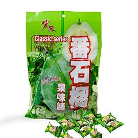 Hongyuan Fruit Candy 宏源 水果糖 系列 350g (Guava Candy番石榴糖, pack of 4)