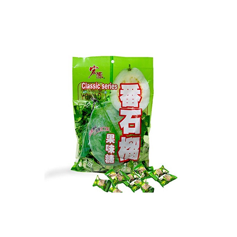Hongyuan Fruit Candy 宏源 水果糖 系列 350g (Guava Candy番石榴糖, pack