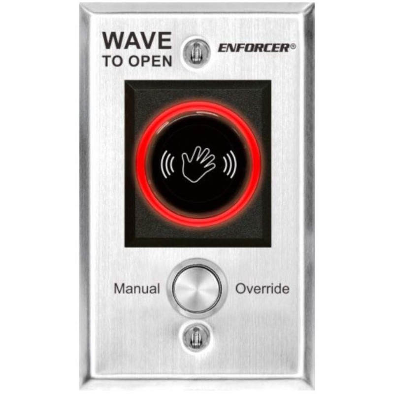 Seco-Larm SD-927PKC-NEVQ Enforcer Wave-to-Open Sensor with Manual Override Button
