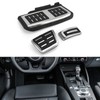 Foot Pedal Set Accelerator Brake Footrest Pads Anti Skid Rubber