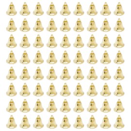 Present Avenue Gold Liberty Bells, Jingle Bells for Craft and Favor Decorating, 72 pcs (2 Pack of 36) 5/8 inch