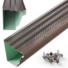 Waterlock 5" Gutter Guards Leaf Protection, Domestic Aluminum Gutter Covers