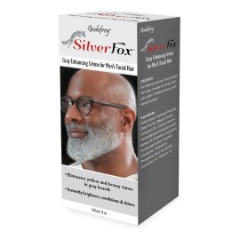Aclarador De Barba Godefroy Silver Fox Para Hombres, Color P