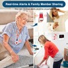 DAYTECH WiFi Smart Caregiver Pager Emergency Button Alarm System for