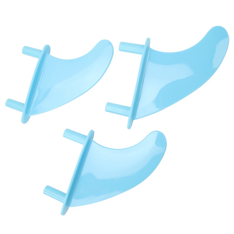 Surfboard Fins Soft Top Tri Fin Set PVC Plastic for