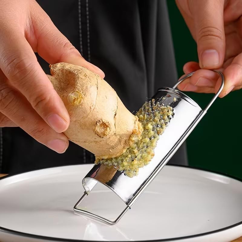 Multifunctional Kitchen Stainless Steel Ginger Garlic Nutmeg Grater, Nut Walnut