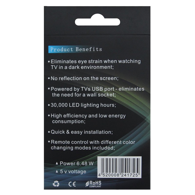 Colour Changing 90cm 5v Flexible LED USB Strip Light Mood