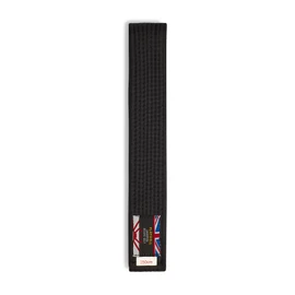 Playwell Martial Arts Cotton Solid Coloured Grading Belt - (Karate, Judo Taekwondo) (Black, 250cm)