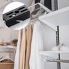 MorningRo 12 Pcs Shelf Rails Bracket Track 47.5 Inches Upright