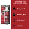 PC-Products PC-Woody Wood Repair Epoxy Paste, Two-Part 12 oz, and
