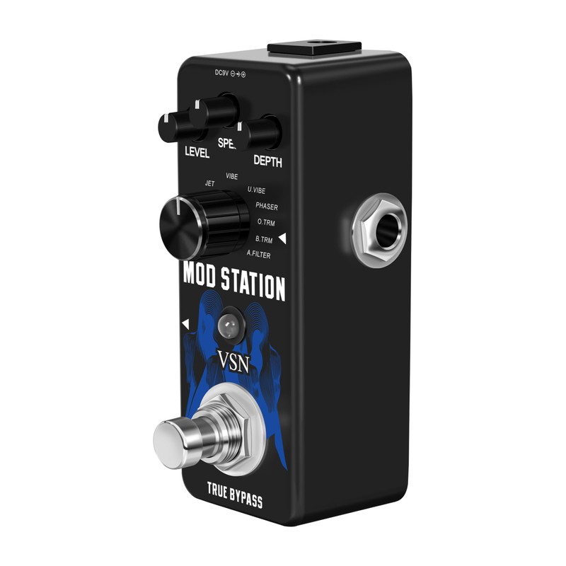 VSN Modulation Pedal for Electric Guitar Pedal Boards, 11 Effects