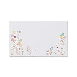 G.C.PRESS 077-07 Mini Message Cards, Animal Crossing, Pack of 10, 2.2 x 3.5 inches (55 x 90 mm), Message Cards, Simple (Birthday, Multipurpose, Celebration)