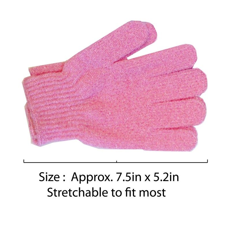 Aquasentials Exfoliating Bath Gloves (4 Pairs)