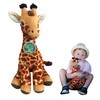 EcoBuddiez - Giraffe from Deluxebase. Large 35cm Soft Plush Animals