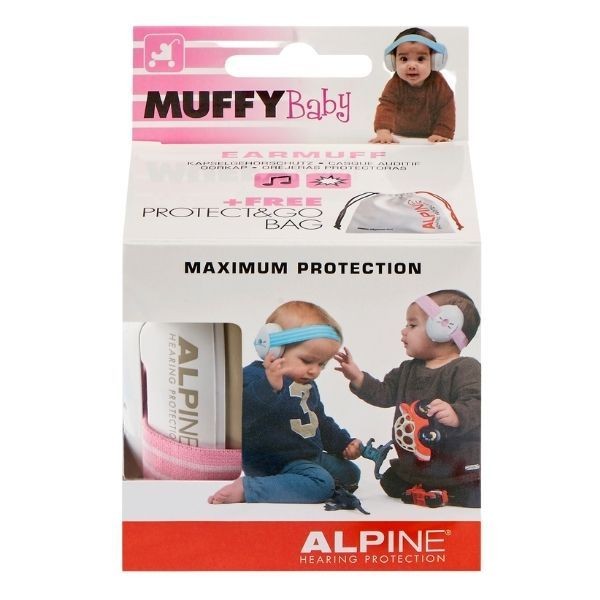 Alpine Muffy Baby Earmuffs Pink 1 pair
