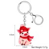 NEWEI Cute Acrylic Pink Pig Keychain for Women Kids Car