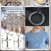 JUNOVUROS Large and Small Men's Cross Necklace Set with 5
