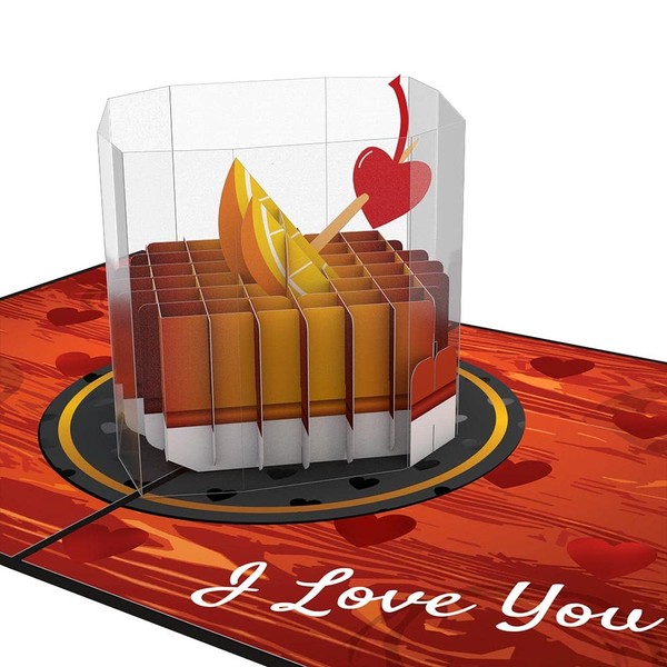 Lovepop Call Me Old Fashion Pop Up Card, 5” x 7” - 3D Valentine Greeting Cards, Pop Up Valentine's Cards, Romantic Card, Love Cards for Him, Anniversary Card for Husband