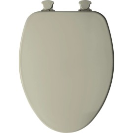 Church Enameled Wood Toilet Seat, Elongated Closed Front, Bone