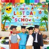 AIBIIN Happy Last Day of School Summer Graduation Backdrop End