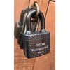 FIGODE® Outdoor Waterproof Padlocks, Covered Heavy Duty Laminated Steel Locks,