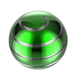 Apqdw Desk Toys, 1.77'' Kinetic Spinning Ball for Adults, Kinetic Fidget Desk Toys for Party Favors, Christmas Stocking Stuffers, Easter Basket (45MM, Green)