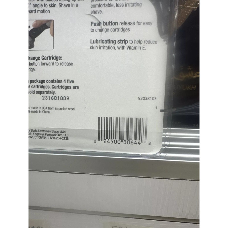 Personna M5 Magnum 5 razor Blades with Trimmer, 4 Cartridges
