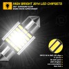 RIDROID 16PCS White Interior LED Lights Package kit For 2010-2021