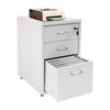 Drawer Unit, 6/3-Tier Steel Organizer on Wheels for Office, 3