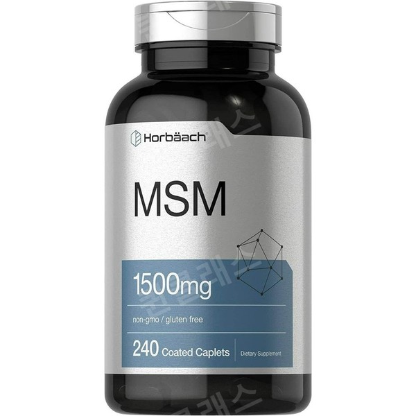 Horbaach MSM 1500mg 240 tablets Methylsulfonylmethane / Horbaach MSM 호바흐 엠에스엠 1500mg 240정 메틸술포닐메탄