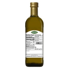 Mantova Garlic Extra Virgin Olive Oil (EVOO) - Cold-Pressed, Premium Quality, Imported from Italy - Perfect for Topping Salads, Vegetables, Pasta Salad, Dipping Italian Bread, or Pan-Frying (Pack of 1)