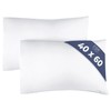 Cushion Cover, 40 x 60 cm, White, Set of 2,