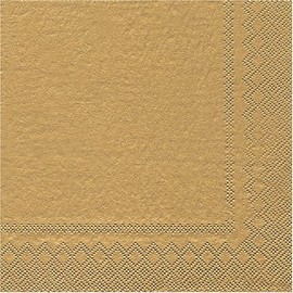 Serviette cocktail unie Lunch OR