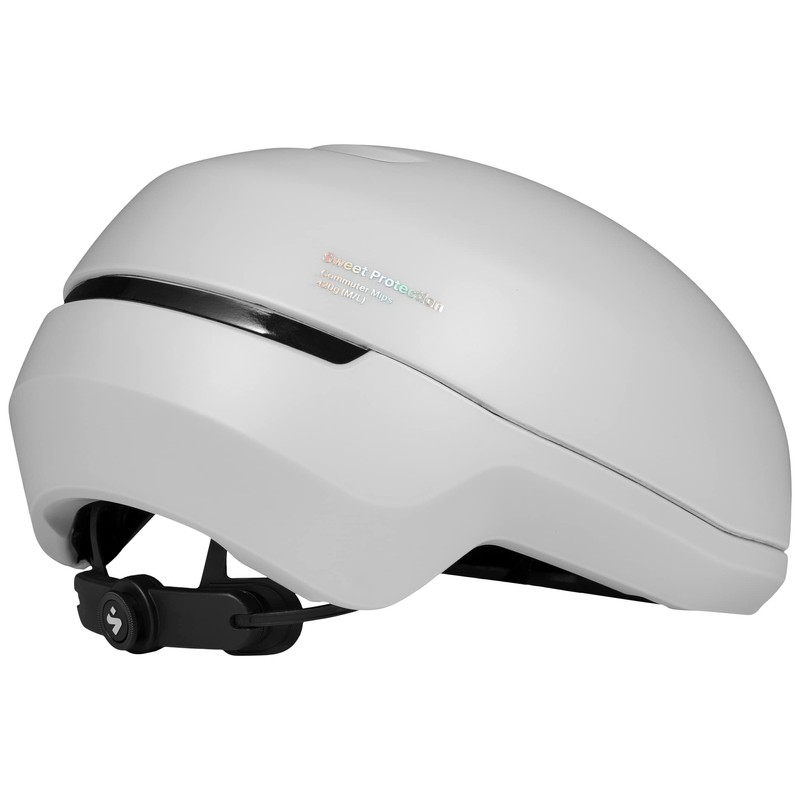 Sweet Protection Unisex Adult Commuter Helmet, Bronco White, LXL