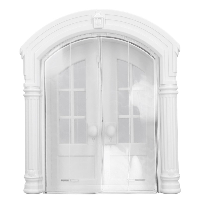 GLOGLOW Puerta para Gatos con Portal Francés, Puerta Interior para