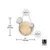 Umbra Melody Pallet Hook, Natural/Nickel