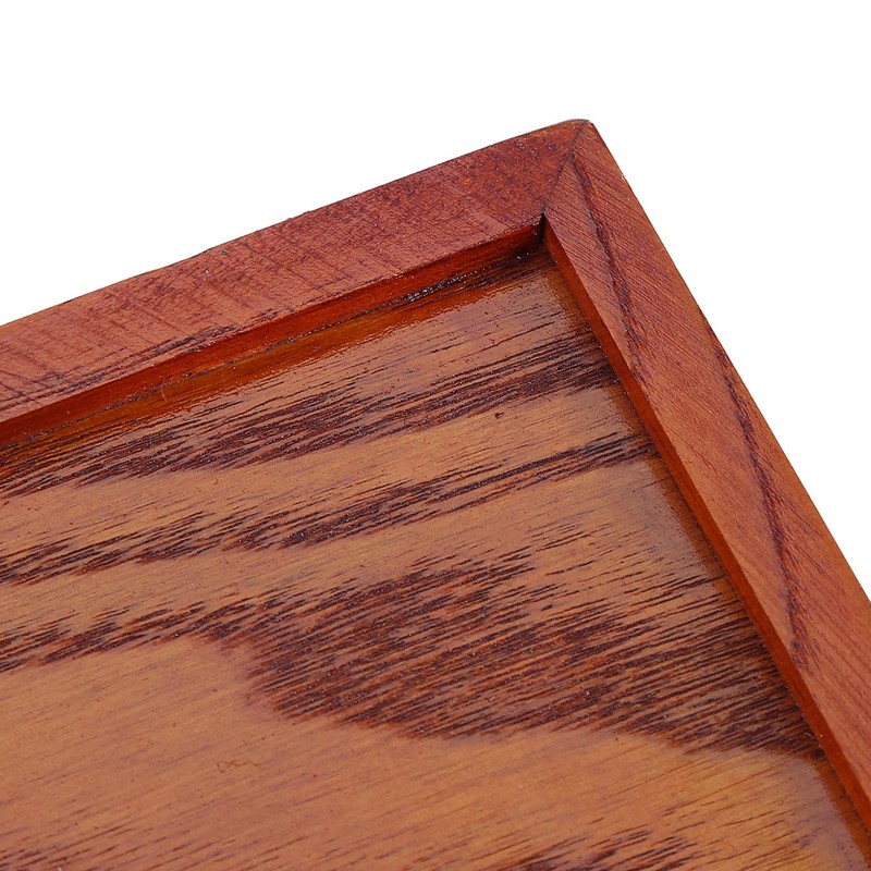 Large Wood Serving tea Water Drinks Tray Wooden Breakfast Tea