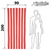 riptide Beach towel 200x90cm Red/White