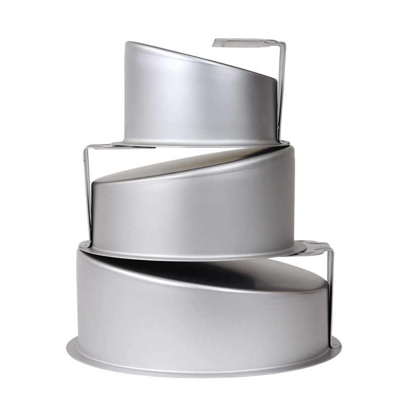 PME TTV104 Topsy Turvy Anodised Aluminium Round Pan, 254 mm,