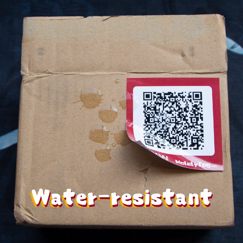 QR Code Labels for Storage, Organization, Moving - 48 Unique