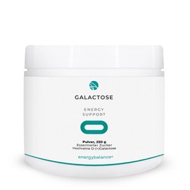 EnergyBalance Pure D-Galactose Powder - Sugar for the Brain - Vegetarian, Lactose Free, Gluten Free - Quality from Switzerland - 250 g