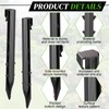 20 Pack Tents Stakes, Garden Stakes, Landscape Edging Stakes