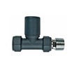 Greened House Oslo Anthracite Straight Designer TRV Thermostatic Radiator &