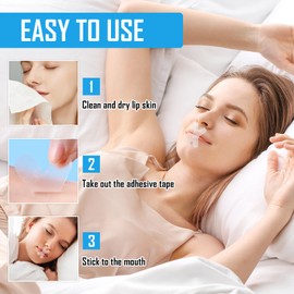 60 Stück Gegen Schnarchen Mundpflaster Schlafen Anti Schnarch Schlafpflaster Schnarchstopper Nasal Mouth Tape Wird verwendet um die nächtliche Atmung und Schlafqualität zu verbessern