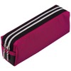 reimei藤井 Pencil Case Double Zipper , safety pink