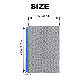 Kujinova 8d Filter Wadding Filter Foam for Aquarium Filter, 8D Filter Cotton Aquarium, Filter Mat Aquarium, Filter Cotton Aquarium Biochemical Cotton Honeycomb Structure, Highly Effective for Water