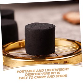 Levemolo Refillable Charcoal Tablets for Hand Warmer Stove Lightweight Charcoal for Fire Pit Camping and Fireplace Smokeless Design