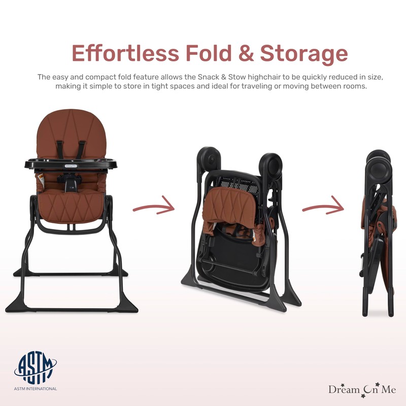 Dream On Me Snack and Stow Baby high Chair in