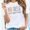 LBP Womens Nurse Shirt Nurse Leopard Print Tshirt Love Inspired